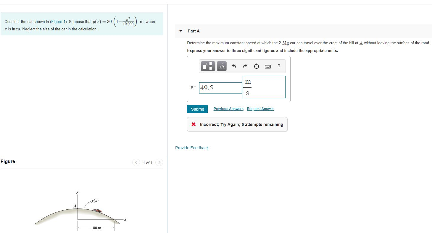 M Where Consider The Car Shown In Figure 1 Suppose That Y X Z Is In M Neglect The Size Of The Car In The Calcula 1