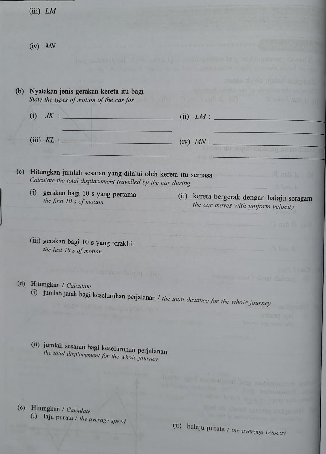 Halaju Velocity Ms Tp2 Tp3 K 20 2 Berikut Menunjukkan Graf Halaju Masa Bagi Sebuah Kereta Berdasarkan Graf The Foll 2