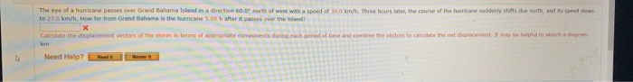 Three Hours Later The Course Of The Cane Suddenly Shit De North And Its Speedows The Eye Of A Hurricane Passes Over Gr 1