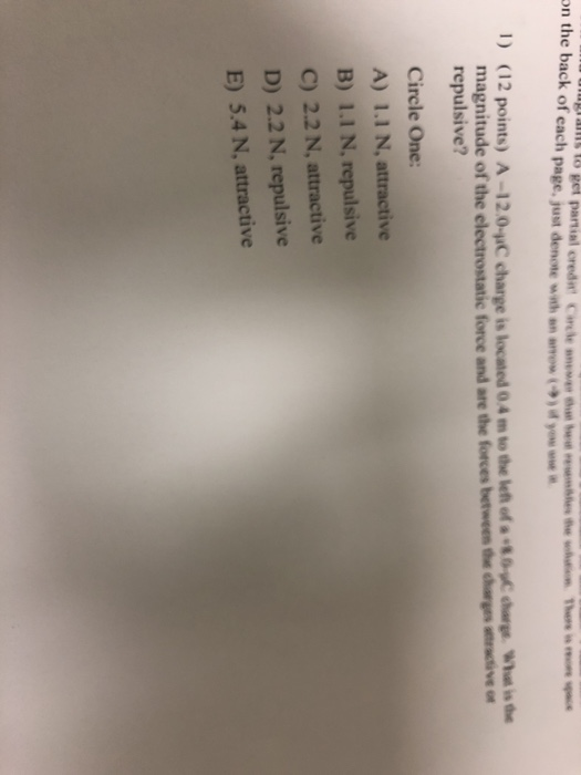 Grants To Get Partial Credit Circle Nuwe H On The Back Of Each Page Just Denote With An Amo Is The Wom Them U Y O E 1 1