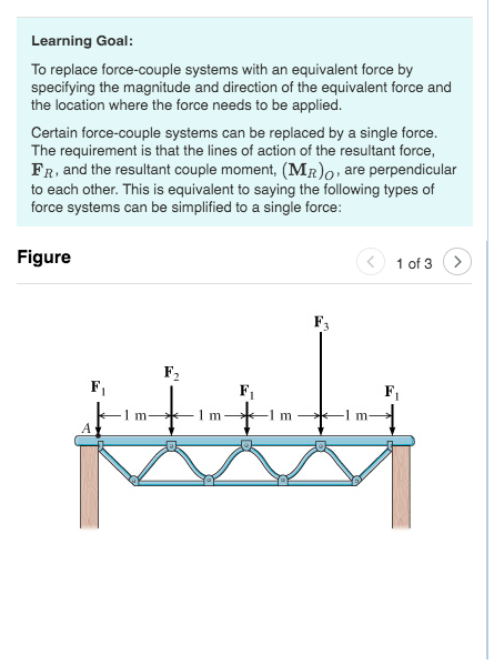 Learning Goal To Replace Force Couple Systems With An Equivalent Force By Specifying The Magnitude And Direction Of The 1
