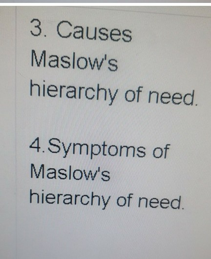 3 Causes Maslow S Hierarchy Of Need 4 Symptoms Of Maslow S Hierarchy Of Need 1
