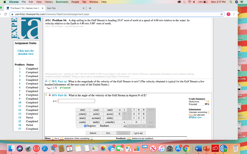Chrome File Edit View History Bookmarks People Tab Window Help 54 Mon 3 17 Pm Q E The Expert Ta Human Like G X New Teb 1