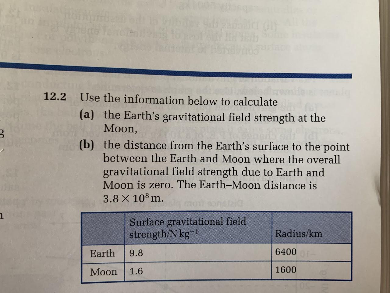 Hi I Attempted This Questions On Gravitation Written Below My Solving Is At The Very Bottom It Is Asking About Gravit 1