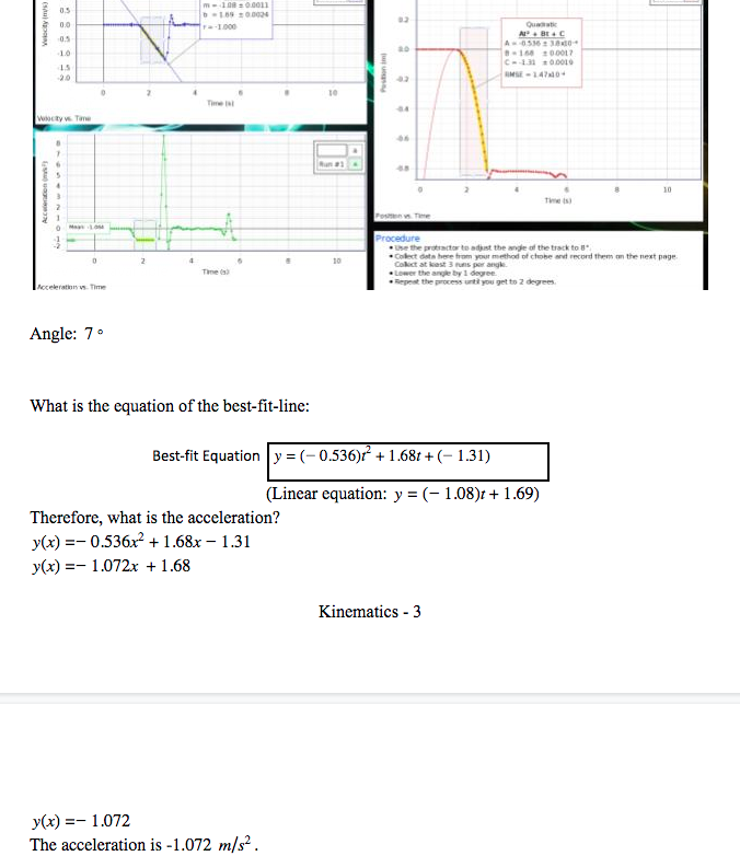 I Ve Already Completed The Graph I Just Need Help With The Last Two Questions Find The Value Of G And Plot The Theore 3