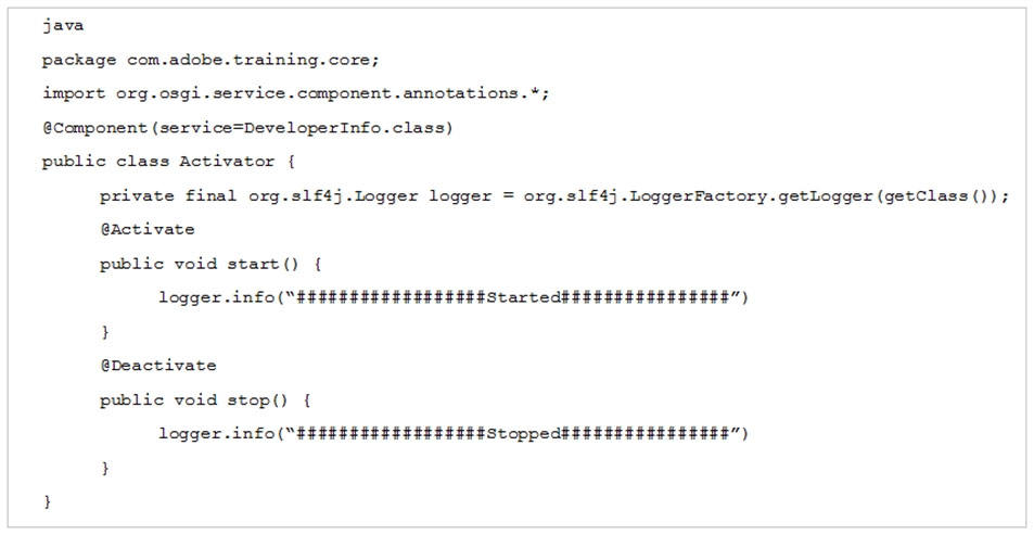 An Osgi Bundle  2