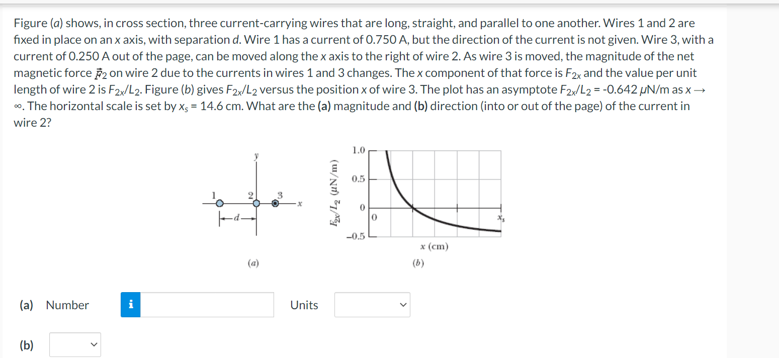 Figure A Shows In Cross Section Three Current Carrying Wires That Are Long Straight And Parallel To One Another W 1