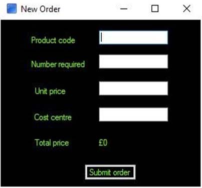 The Order Syste 1