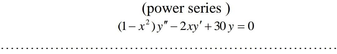 Power Series 1 X Y 2xy 30 Y 0 1