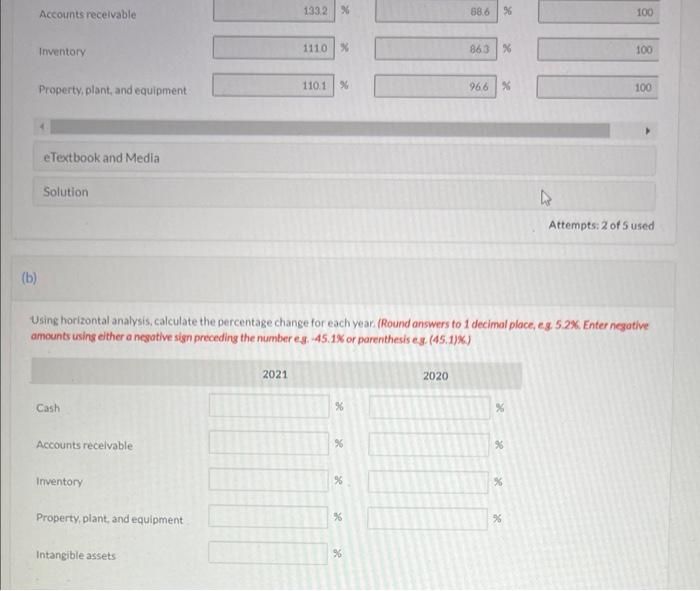 Accounts Receivable 13323 38 6 100 Inventory 1110x 863 100 110 1 Property Plant And Equipment 966 X 100 E Textbook 1