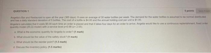 Supply Chain Q1 1