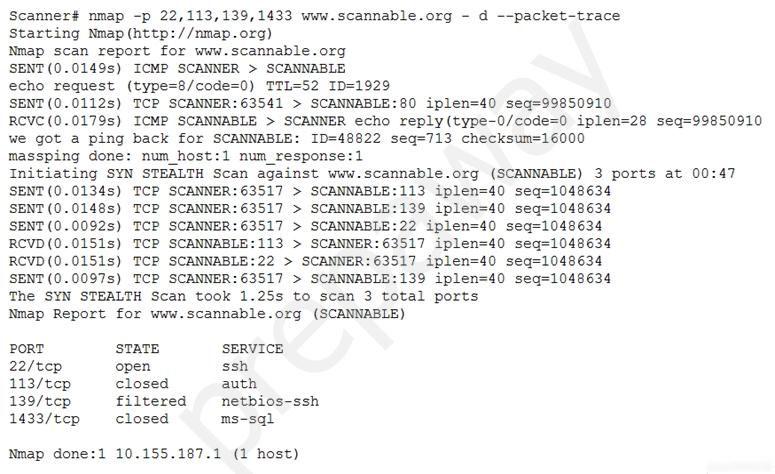 Given The Nmap  1