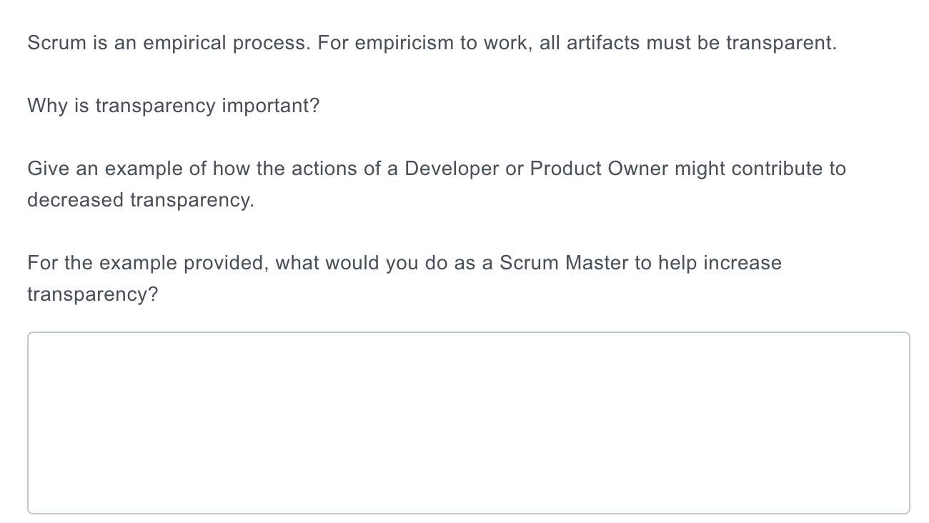 For Empiricisim To Work All Artifacts Must Be Transparent