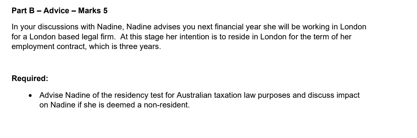 Part A Case Study Marks 25 You Are Currently Working As A Graduate Accountant And Are Provided With The Following In 3