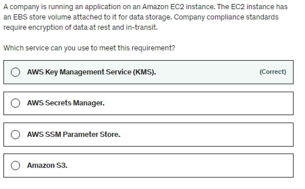 A Company Is Running An Application On An Amazon Ec2 Instance