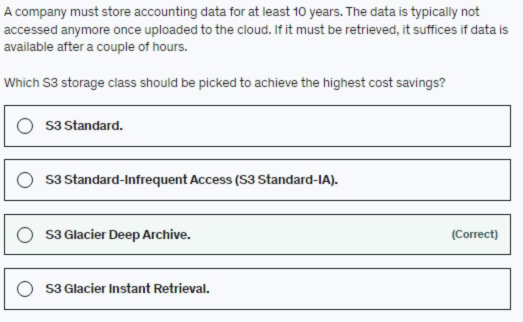 A Company Must Store Accounting Data For At Least 10 Years