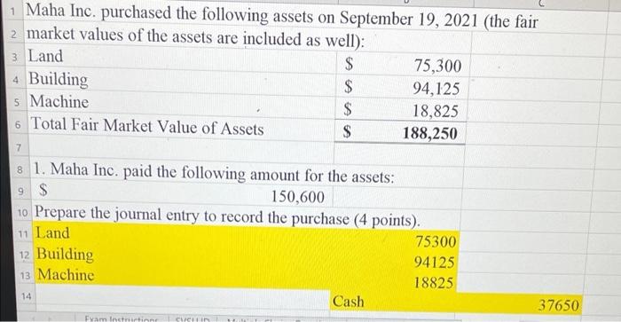 B D 1 Prepare A Balance Sheet With The Data Provided In Part 3 Of The Problem 6 Tab The Balance Sheet Does Not Need 4