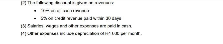 The Following Information For Abf Projects Is Available Marc April May June July Augus H T Cash Revenue 180 000 200 000 2