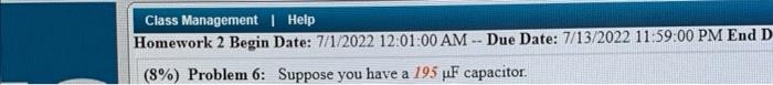 Class Management I Help Homework 2 Begin Date 7 1 2022 12 01 00 Am Due Date 7 13 2022 11 59 00 Pm End D 8 Problem 1