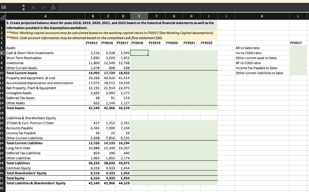 Working Capital Assumptions In The Next 5 Years Ar To Sales Ratio Remains The Same As That In The Most Recent Fiscal Ye 2