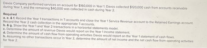 Exercise 13 9a Static Recording Receivables And Identifying Their Effect On Financial Statements Lo 13 1 Davos Company 7