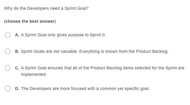Why Do Developers Need A Sprint Goal