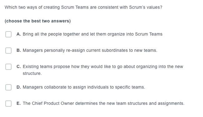 Which Two Ways Of Creating Scrum Teams