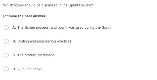 Which Topics Should Be Discussed Sprint Review