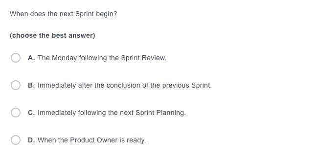 When Does The Next Sprint Begin