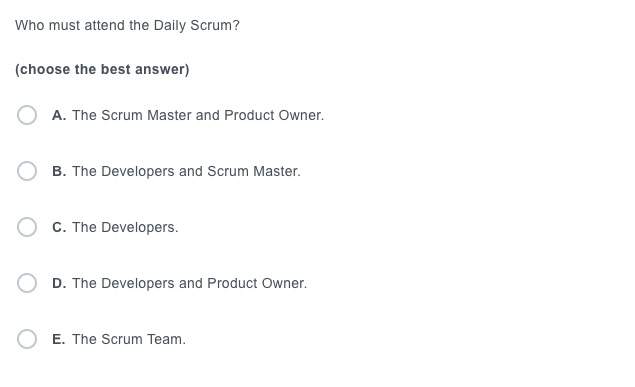 Who Must Attend The Daily Scrum