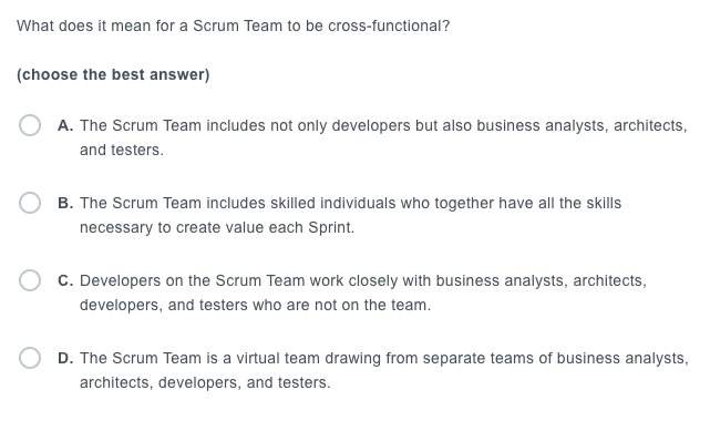 What Does It Mean For Scrum Team Cross Functional