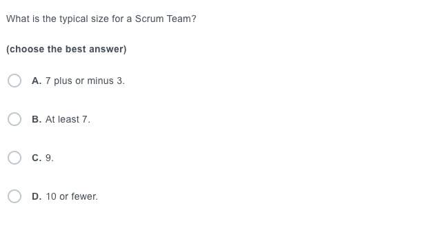 Typical Size For A Scrum Team