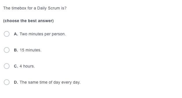 Timebox Daily Scrum