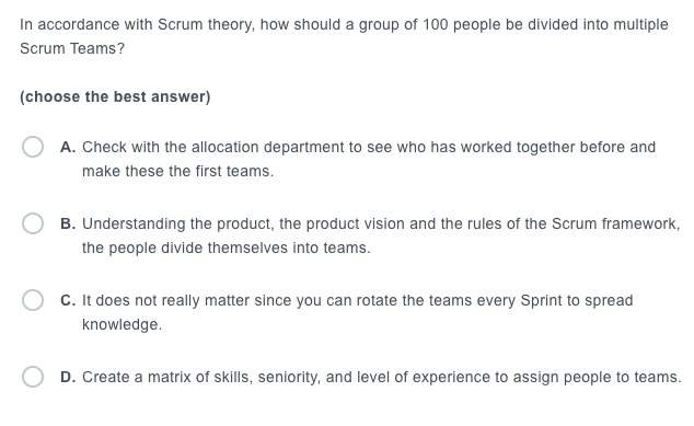 In Accordance With Scrum Theory