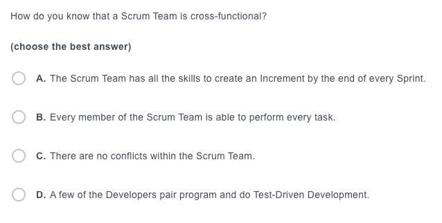 How Do You Know Scrum Team Is Cross Funtional