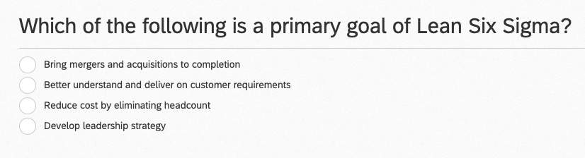 Primary Goal Of Lean Six Sigma