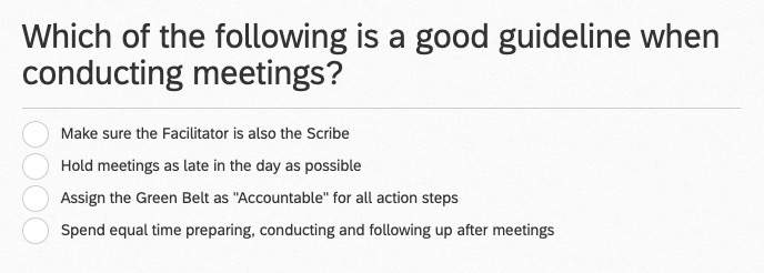 Which Of The Following Is A Good Guideline When Conducting Meetings