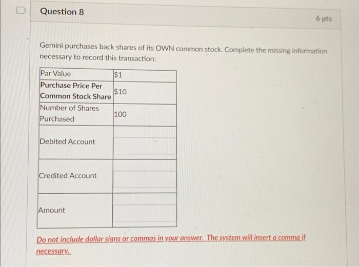 Question 6 2 Pts Assume A Corporation Seeks Financing Cash In Order To Start Construction On Some New Retail Stores Ac 3