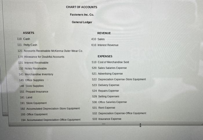The Following Selected Transactions Were Completed By Fasteners Inc Co A Supplier Of Buttons And Zippers For Clothing 2