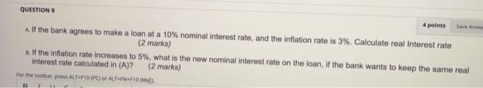 10 Points Save Question 10 Assume That Country Als A Close Economy In Which Nx 0 So That Gdp Y C I G The National Ac 2