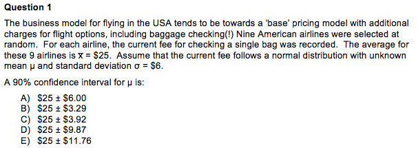 Question 1 The Business Model For Flying In The Usa Tends To Be Towards A Base Pricing Model With Additional Charges F 1