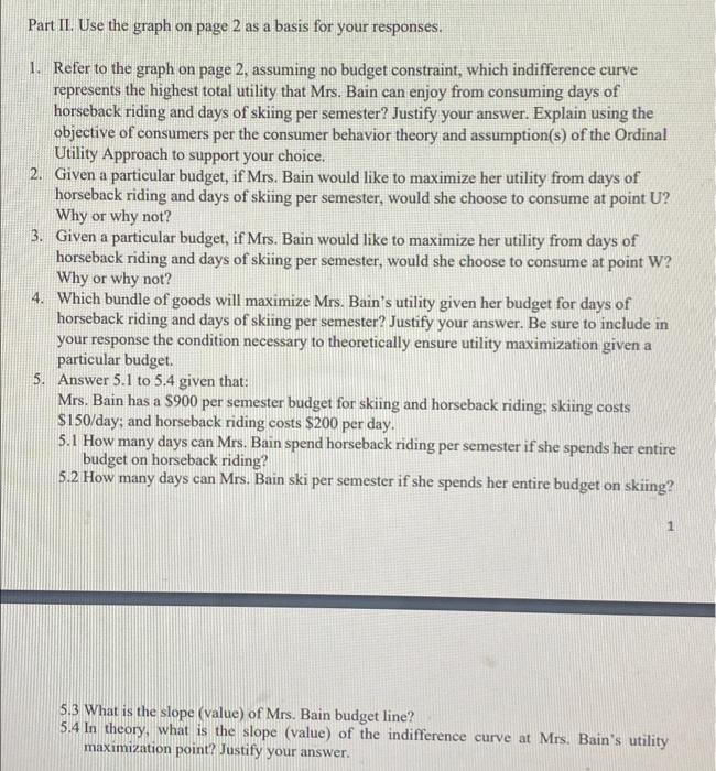 Part I Use The Table Below As A Basis For Your Responses 1 Fill In The Table Below 2 Based On The Table How Many H 2