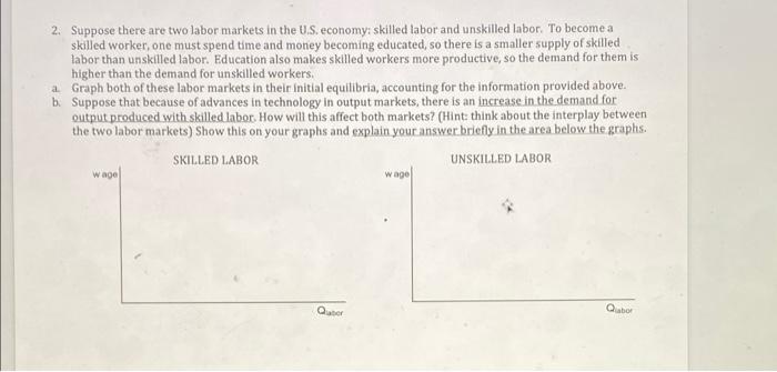 In Class Exercise 14 Resources 1 For Each Of The Following Determine How The Event Listed Will Affect Both The Labor 3