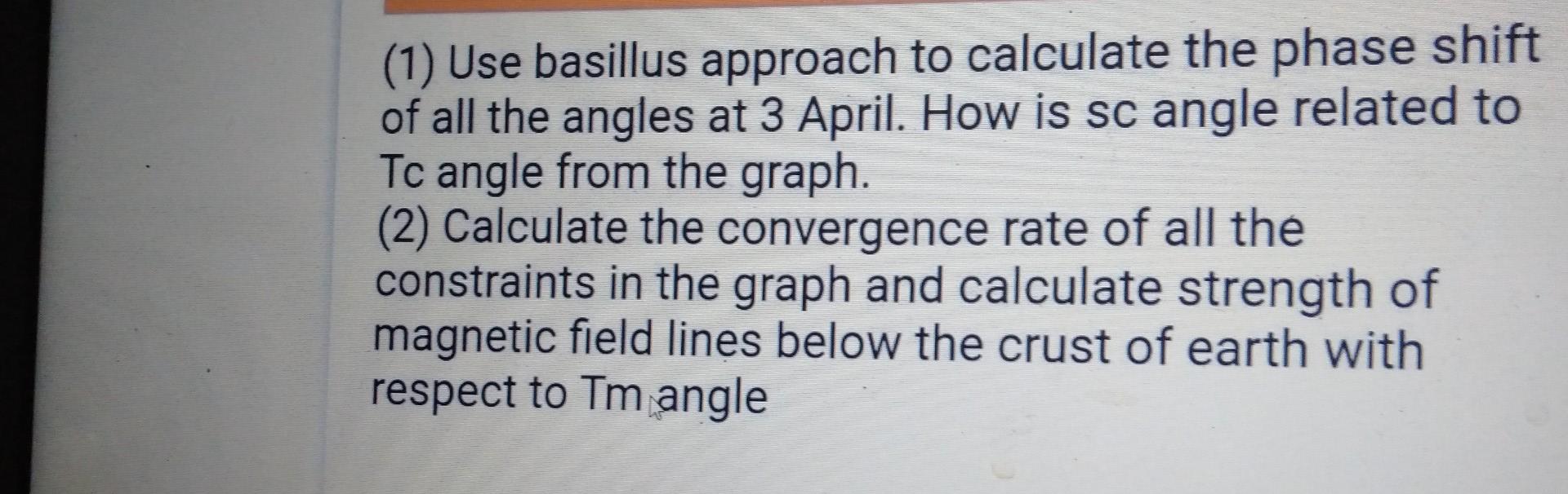 1 Use Basillus Approach To Calculate The Phase Shift Of All The Angles At 3 April How Is Sc Angle Related To Tc An 2