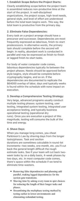 1 Establish Scope Before The Project Starts Clearly Establishing Scope Before The Project Team Is Assembled Reduces No 1