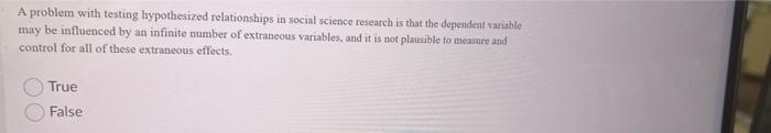Ethical Norms May Vary From One Society To Another True False A Problem With Testing Hypothesized Relationships In So 2