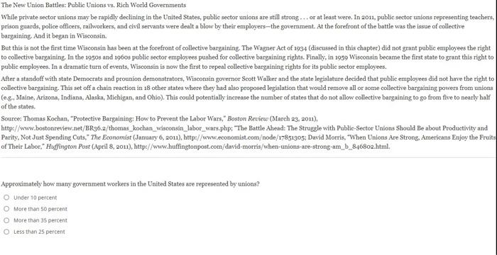 The New Union Battles Public Unions Vs Rich World Governments While Private Sector Unions May Be Rapidly Declining In 1