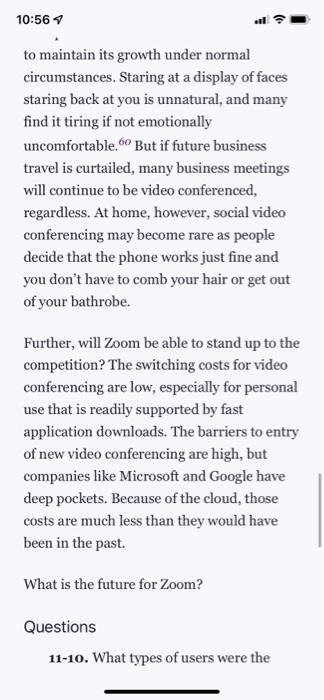 10 557 Case Study 11 Zoom Webex Offered One Of The Earliest Business Oriented Video Conferencing Applications While We 7