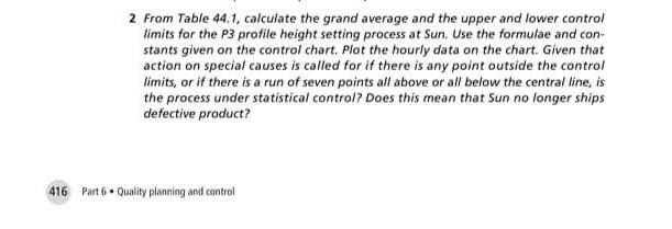 Case Sun Products Company An Exercise 44 In Variables Control Charting Case Date March 1996 Alan Harrison Sun Products 4