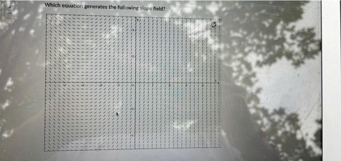 10 Points Dy In Drawing The Slope Field For The Differential Equation Dx 2x Y I Would Draw A Short Line Segment Fo 3